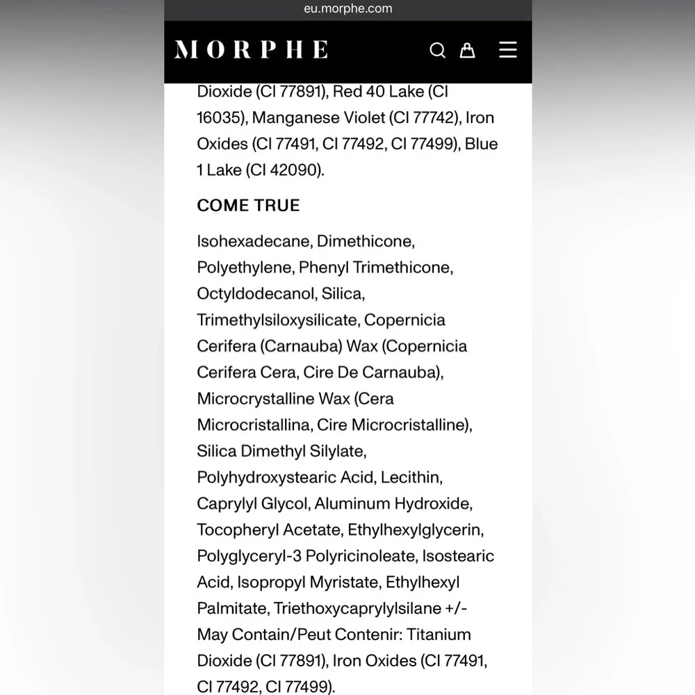 Morphe eye wish